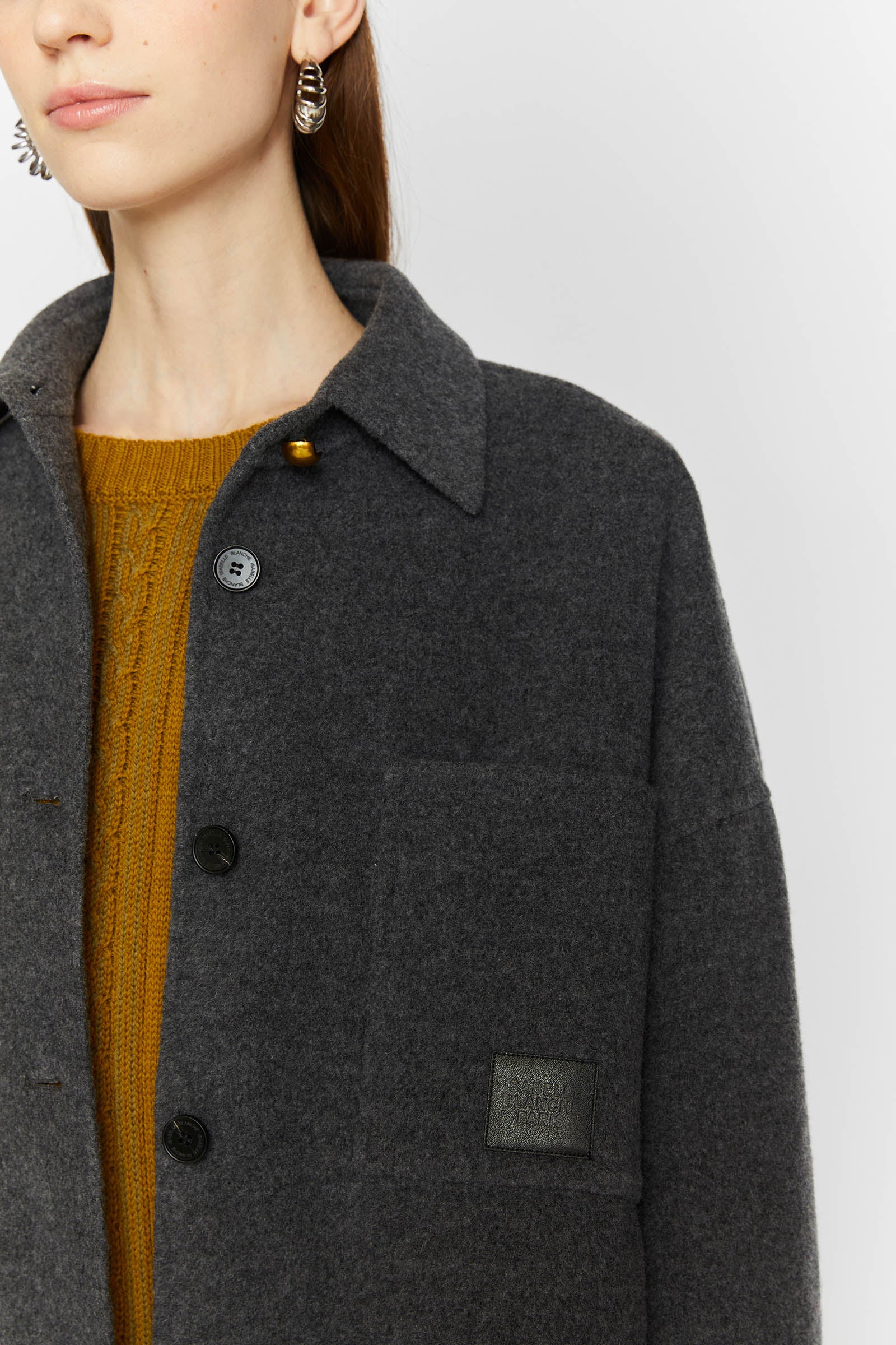 イタリア製 ISABELLE BLANCHE イザベルブランシュ ボアコート BLAZERS – ISABELLE BLANCHE